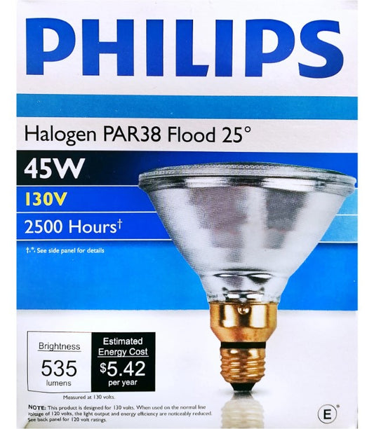 PHILIPS Halogen PAR38 Flood 25° 45W Bulb
